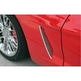 thumbnail image 2 of Corvette Side Vent Grilles Laser Mesh 2Pc - Polished : 2005-2013 C6 only, 2 of 2