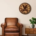 thumbnail image 5 of Virginia Cavaliers: Branded "Faux" Barrel Top Wall Clock, 5 of 5