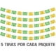 thumbnail image 1 of Papel Picado Religioso San Jose | Guirnaldas | Enramado | 5 tiras de 5 metros | diseño religioso verde y blanco con colores vibrantes | decoración de papel picado (Plastico), 1 of 7