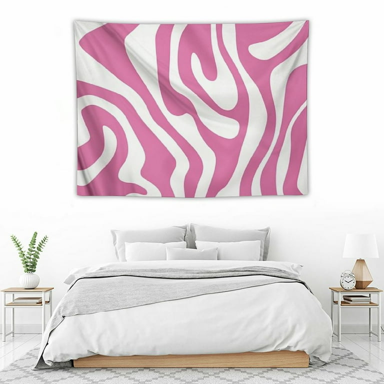 COMIO Pink Cute Tapestry Wall Hanging Kawaii Aesthetic Preppy Room Decor Teen Girls College Dorm Decor 60x40 Inches Palevioletred Walmart