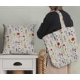thumbnail image 5 of Soimoi Japan Crepe Satin White Fabric By the Yard - 54 Inch Wide - Florals Print Fabric - Elegant and Timeless Patterns for Fashion and Home Decor Printed Fabric, 5 of 6
