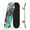 Color3, variant on Complete Skateboards for Beginners,7 Layer Canadian Maple Double Kick Deck,31''Pro Cruiser Graffiti Skate Board