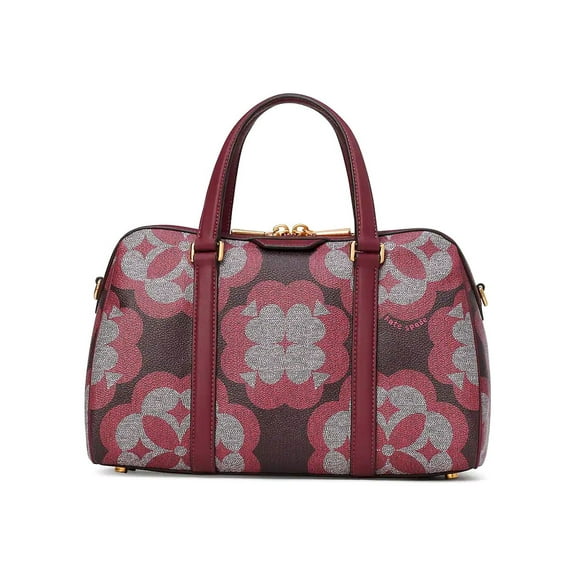 Spade Flower Monogram Eleanor Medium Satchel