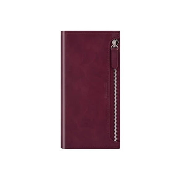 Molancano Pouch with Zip Case Compatible with iPhone 12 Mini 5.4 in Bordeaux