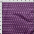 thumbnail image 4 of oneOone Viscose Jersey Purple Fabric Argyle Quilting Supplies Print Sewing Fabric By The Yard 60 Inch Wide, 4 of 4