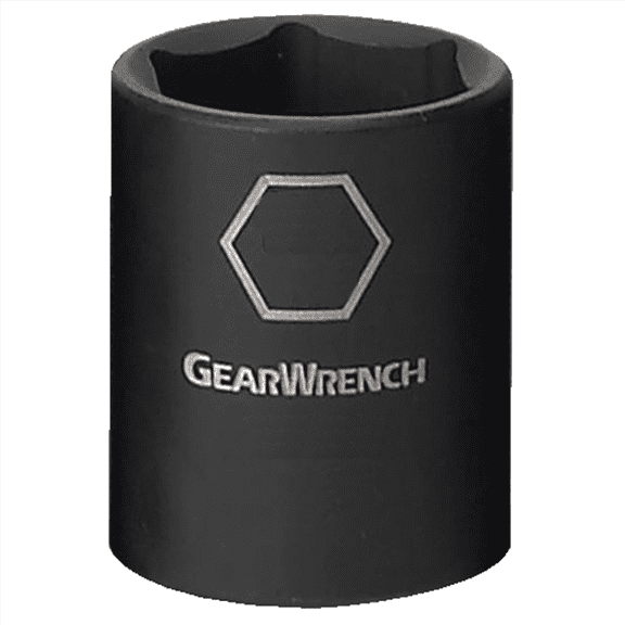 Gearwrench 1/2 in. Drive 6 Point Deep Impact Socket, 28 mm, 1 each, sold by each