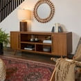 thumbnail image 3 of Real Flame Morris 72" TV Stand in Vintage Black Maple, 3 of 6
