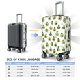 thumbnail image 4 of Yiaed Avocado Friends Print Travel Luggage Cover Suitcase Protector Fits 18-32 Inch Luggage Wheel Covers Patterned Elastic Luggage Anti-scratch（No luggage）-Medium, 4 of 5