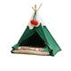 thumbnail image 2 of Ganfancp Árbol de Navidad Gatos Perrera Perrera Perro Mascota Año Nuevo Vacaciones de Invierno Cálido Semi Cerrado Gatos Casa Perrera Cama Espesado Ofertas Del Día 1*Tienda 1*Manta 4 Palos, 2 of 6