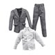 thumbnail image 1 of Ajuste de ropa de muñeca de figura masculina a 1/6 a escala, figuras de acción de vestir de muñecas para figuras de acción de 12 pulgadas accesorios Camisa de pantalones, 1 of 8