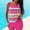 Hot Pink, variant on uublik Swimsuits for Women Built in Bra Swimsuit Bathing Suit Modest Swim Tank Top with Shorts Blue
