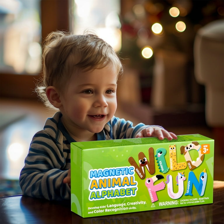 Joyfy Magnetic Letters with Animals, 26 Pieces photo 3