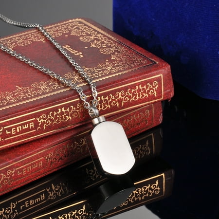 Dot Jewelry - Dog Tag Cremation Jewelry Pendant Urn Necklace Keepsake Memorial Ash Holder