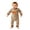 Brown, variant on Striped Long Sleeve Romper Pumpkin Halloween Onesie Soft Breathable Fall Jumpsuit Orange 6-12 Months