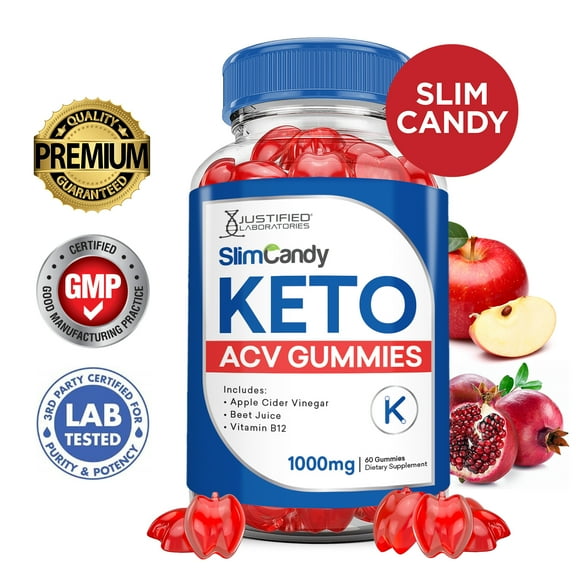 Slim Candy Keto ACV Gummies 1000MG Gummy Supplement