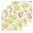Yellow, variant on Blue Watercolor Floral Kitchen Dish Towels for Drying Dishes Set of 2, Spring Flower Abstract Art Waffle Weave Microfiber Hand Tea Bathroom Towels Quick Dry & Absorbent Towel 12x12