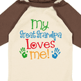 thumbnail image 4 of Inktastic My Great Grandpa Loves Me Boys or Girls Long Sleeve Baby Bodysuit, 4 of 5