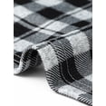 thumbnail image 5 of Agnes Orinda Women's Plus Size Tops 3/4 Sleeve Knit Striped Dressy Casual Blouse Asymmetric Neck Fashion t Shirt 4X Grey, 5 of 6