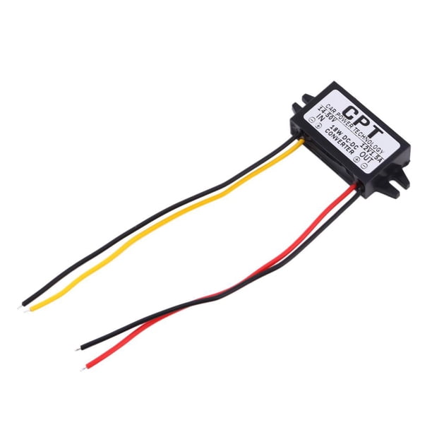 Convertidor de 14-50V a 12V CC, accesorios para automóviles, convertidor de voltaje CC para dispositivos de coche Likrtyny Para estrenar