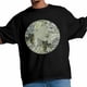 thumbnail image 4 of Camisetas informales de manga corta con estampado de hojas verdes de acuarela para hombre, camisetas gráficas, 4 of 8