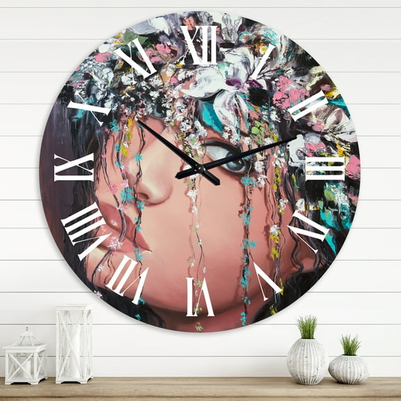 Designart 1 in Modern,Contemporary Wall Clock