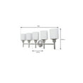 thumbnail image 3 of Design House Aubrey 5-Light Transitional Indoor Dimmable Bath Vanity Light, Satin Nickel, 3 of 16
