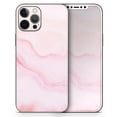 thumbnail image 4 of Design Skinz Marble Surface V1 Pink Full Body Skin Decal Wrap Kit Compatible with Apple iPhone 12 Mini (Screen Trim & Back Skin), 4 of 5