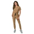 thumbnail image 3 of Medgear Olivia Women's Scrubs Set, 4-Pocket Top and Gathered Jogger Pants, 3 of 4