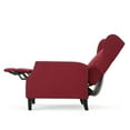 thumbnail image 5 of GDF Studio Weyland Contemporary Fabric Wingback Pushback Recliner, Deep Red, 5 of 6
