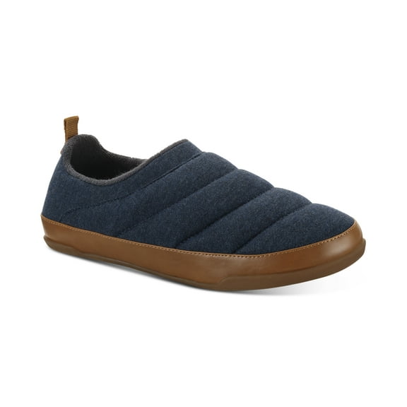 Sun   Stone Men's Derek Quilted Slipper - Denim Blue