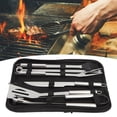 thumbnail image 2 of 10Pcs/Set Portable Stainless Steel Barbecue Grill Tools Utensils Kit Kitchen Accessory, 2 of 8