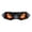 @004-Red, variant on YiJuHui Solar Powered Demon Eyes LED Light for Car, Dynamic Devil Eye Flashing Signal Lamp, Waterproof Windshield Decorative Accessory for Truck SUV Motorcycle