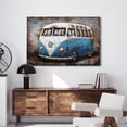 thumbnail image 4 of Empire Art Direct "Blue Bus" Primo Mixed Media Hand Painted 3D Iron Wall Sculpture, 4 of 10