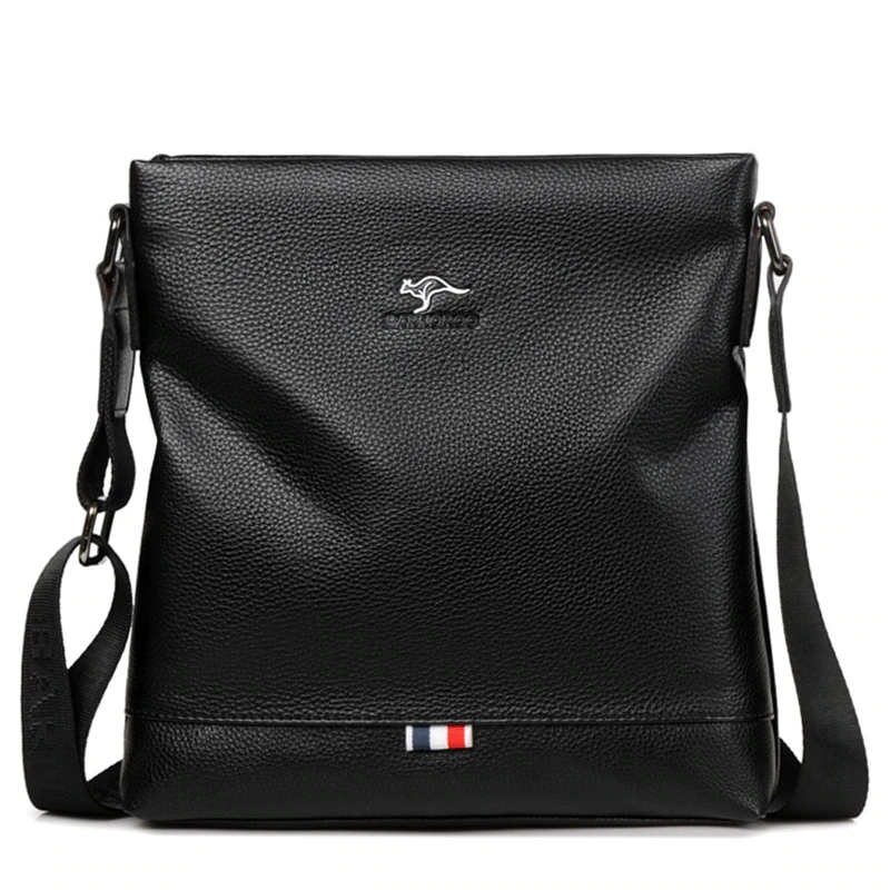 QUARRYUS New Luxury Brand Casual Male Messenger Bags Leater Shoulder Bag Business Man Crossbody Bags for Men Soft Leather Handbag Bolsa, Men's, Size