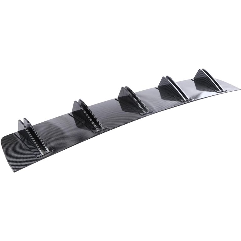 For Subaru Impreza Rear Bumper Lower Lip Diffuser Carbon Fiber Texture Decor 4x For Subaru Impreza Rear Bumper Lower Lip Diffuser Carbon Fiber Texture Decor 4x