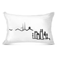 thumbnail image 3 of Stylized Mountain Range Soft Plush Pillow Cover, Zippered Design, Comfortable for Bedroom and Sofa, 3 of 9