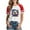 A37 Red, variant on Xdegoge 4Th of July Shirts for Women Patriotic Usa Tops Short Sleeve Raglan American Flag T Shirt Summer Crew Neck Blouses Casual Graphic Tee