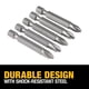thumbnail image 3 of Juego de destornilladores DEWALT DW2115 #2 Phillips, paquete de 5, 3 of 6