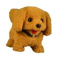 thumbnail image 1 of Animal de peluche de cachorro electrónico caminando y haciendo sonido de un juguete de felpa para mascotas electrónicas para bebés de regalo de Amarillo, 1 of 8