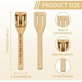 thumbnail image 3 of 6Pcs Cat Bamboo Cooking Utensils Wooden Engraved Cooking Spoons Set Carving Kitchen Bamboo Spatula Set for Women and Men Wood Cooking Spoon for Kitchen House Warming Gift Brown, 3 of 9