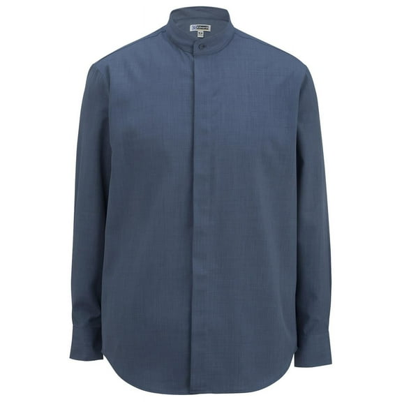 EDWARDS MEN'S BATISTE BANDED COLLAR SHIRT