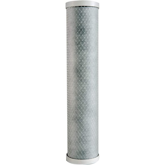 – 1 Pack Radial Flow Iron Reduction Carbon Block Water Filter Cartridge Compatible with 155263, RFFE20-BB – Remove Bad Taste & Odor – Whole House Replacement Filter Cartridge