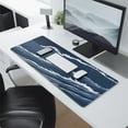 thumbnail image 2 of the Surging Waves &nbsp;desk Mouse Padwaterproofwashable&nbsp;for Office Home Work GamingmousepadRubber Base Mousepad with Stitched Edges 31.5x11.8inches, 2 of 7
