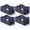 Blue, variant on Supports 200lbs Heavy Duty Moving Bags - Strong Zipper & Wrap-Around Handles - Water-Resistant Storage Totes, Durable Alternative to Moving Boxes - 8 Pack - Semi-Transparent