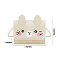 thumbnail image 6 of Xfvqtps Coin Purse Mini Small Wallet Cute Cartoon Style Shoulder Crossbody Bag White, 6 of 8