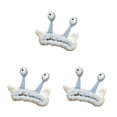 thumbnail image 3 of Sonducket Diadema de felpa con orejas de caracol, resistente y duradera, adorable para lavarse la cara, práctica y conveniente, azul claro Type1 NO1, 3 of 6