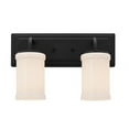 thumbnail image 6 of Vetivene 2-Light Bathroom Vanity Light in Textured Black, 6 of 17