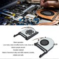 thumbnail image 4 of 2pcs Laptop CPU GPU Cooling Fan 4 Pin Silent Efficient Replacement Laptop Cooling Fan for TUF Gaming A15 FA506 IV FA506IU FA506IH FX506IU FX506LH Lapt, 4 of 5