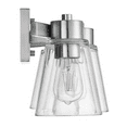 thumbnail image 6 of Prominence Home Fairendale 3-Light Brushed Nickel Bathroom Vanity Light with Clear Glass Shade, 6 of 6