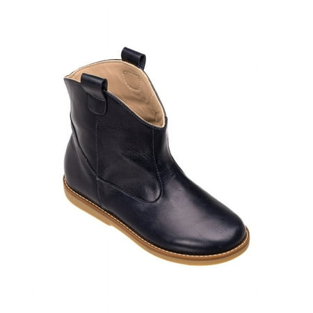 

Elephantito Low Western Leather Bootie 11 Blue